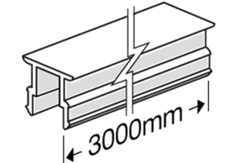 James Hardie HardieDeck Snap-In Top Strip Fire Zone 3000mm (5 Pack) | PPC Fibre Cement