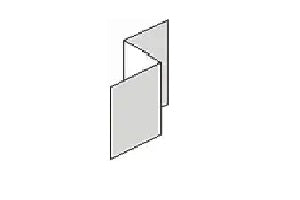 James Hardie Linea PVC Box Corner Z Flashing 2700mm Long | PPC Fibre Cement